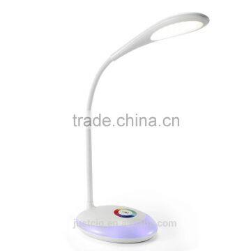 Led table lamp with RGB colorful atmosphere rechargeable