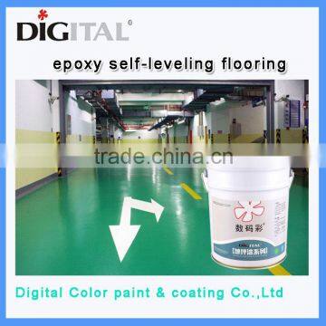 Epoxy self-leveling flooring primer coating