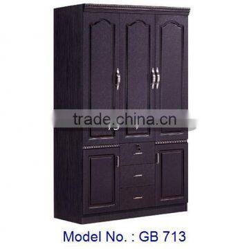 3 doors wardrobe, mdf wardrobe, wooden wardrobe