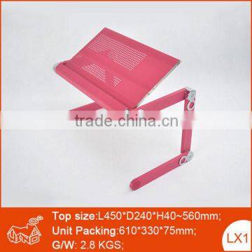 Aluminum portable folding 360 degree adjustable laptop stand