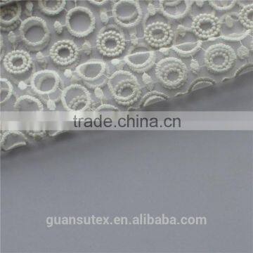 New Design Hollow Embroidery Guipure Lace Fabric African Lace photo-3