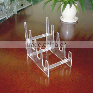4 tier acrylic CD DVD rack