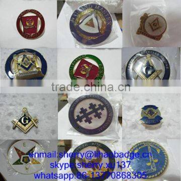 Plated Technique and Badge & Emblem Product Type Masonic Car Badges Emblems