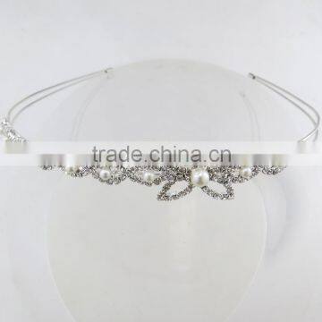 Female butterfly pearl headband