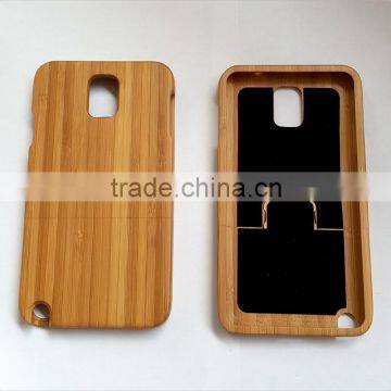 Natural bamboo case for samsung galaxy note 3