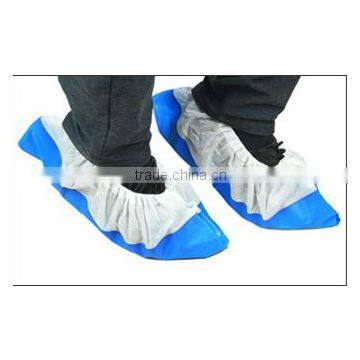 2016 New Products Disposable medical shoes cover with CPE coated