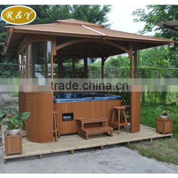 outdoor wooden gazebos