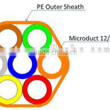 HDPE Tube Bundle DB Series: 7-ways 12/8mm with PE Sheath 1.2mm