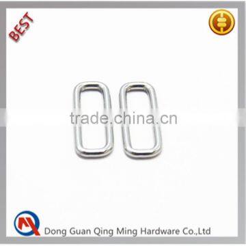 Small Metal Shoes Hardware Square Ring For Shoes