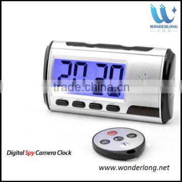 New Spy Cam Hidden Camera Nanny Alarm Clock Mini DVR Remote Camcorder spy clock