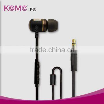 High Fidelity Stereo mobile earphone with Noise Canceling Microphone