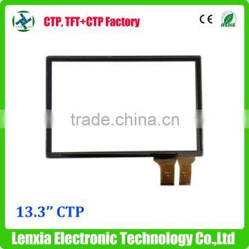 16:9 ratio PCAP 13.3 touch panel with USB port