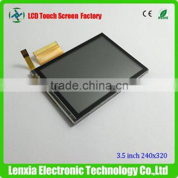 Sunlight readable 3.5 inch transflective lcd panel with resistive touch