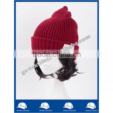 new product china manufacturer OEM CUSTOM LOGO winter acrylic beanie hat and cap