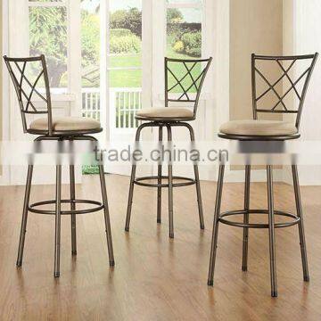 360 degrees swivel height adjustable bar chair