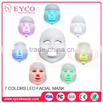 Home Use 7 Color Led Light Therapy Beauty Equipment Led Face Mask