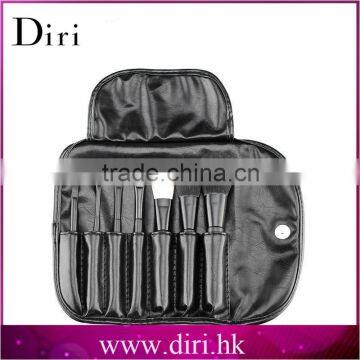 HOT 7pcs Black Professional Cosmetic Brushes