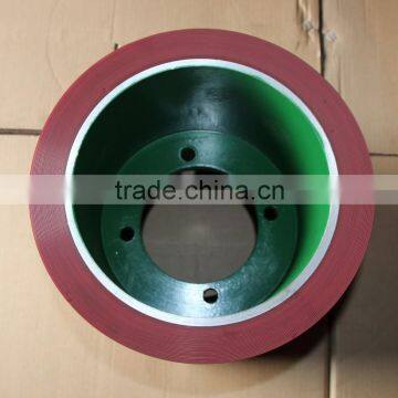 12" EPDM iron drum rice rubber roller for rice milling