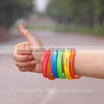 Wholesale cheap silicone bracelets great quality customized silicone bracelet wristbands