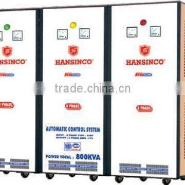 Hansinco Voltage Stabilizer 800KVA Three Phase (Input: 320V-420V, Output: 380V)