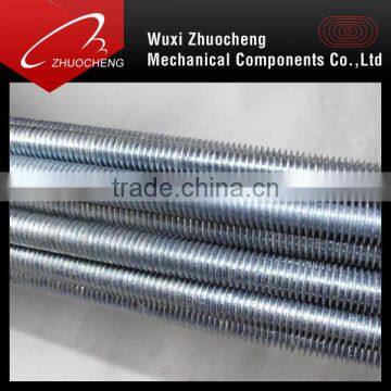 carbon steel high stength gr8.8 din975 galvanized threaded rod