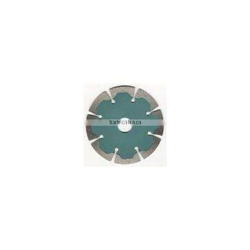 Segmented small diamond saw blade with two small deep tooth for fast cutting hard and dense material---GEAE