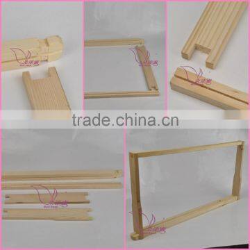 beekeeing unassembled wooden American frame with langstroth frame