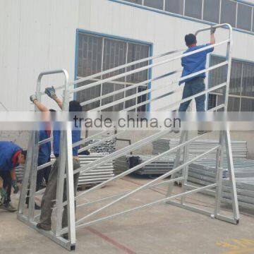 Galvanized handling Cattle loading ramp