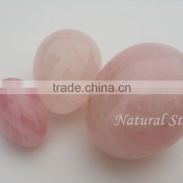 semi-precious stone crafts wholesale vaginal exercise rose quartz eggs for sale