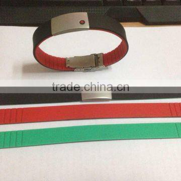 Best Quantity Adjustable Silicone Wristband With Engraved QR Code photo-2