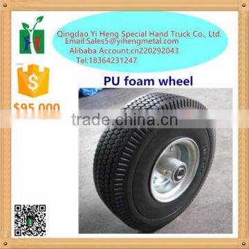 High quality trolley wheel with steel rim wheelbarrow pneumatic Rubber wheel