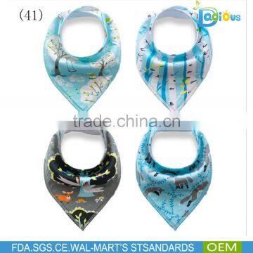 2017 Back Fleece 100% Organic Cotton Baby Bandana Drool Bibs photo-3