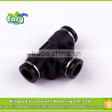 8mm Pneumatic Quick slip lock Tee connector.Quick connector.pneumatic Tee fitting. for hydro-pnuematic technology