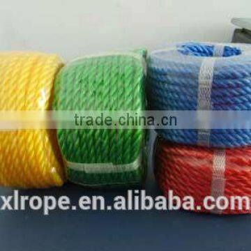 3 strand solid braid PP rope for ship building