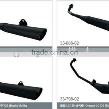 Muffler for scooter moped and motorcycle