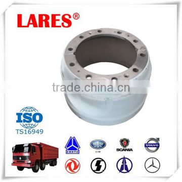 steel sinotruck howo rear wheel brake drum in truck brake