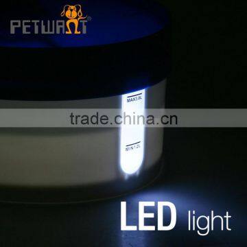 Petwant Automatic Electric Pet Water Fountain Dog Cat Drinking Bowl With LED Light photo-5