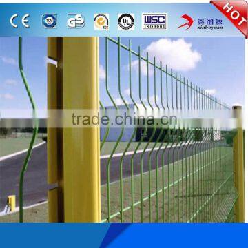 High Quality cheap price hot dip galvanized PVC coated triangle bending fence panel/nylofor 3-m panel fencing system for sale