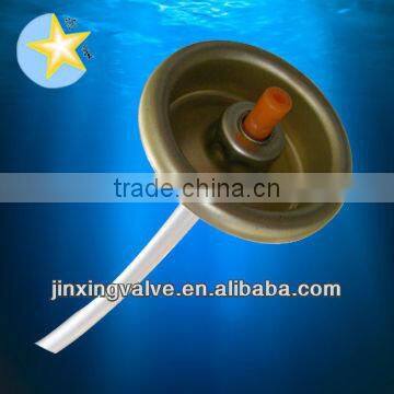 rubber gasket foam aerosol valves with spray nozzle