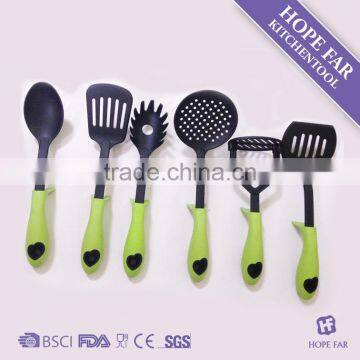 HF-8514 High quality 6pcs nylon kitchen utensils set