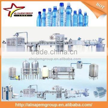 Automatic pure water bottle filling/capping/labeling machine/production line