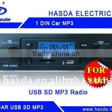 one Din car radio usd sd