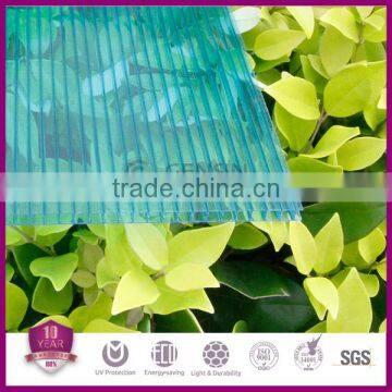 Grade A 6mm Polycarbonate 2-wall Sheet/ 6mm Hollow Sheet/6mm pc Panel photo-3