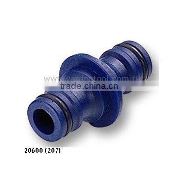 Hose Coupling 2 Way Garden Plastic Connector