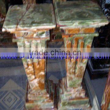 BEST MULTI GREEN ONYX PEDESTALS photo-5