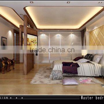 3D Rendering Architectural Villa With Furniture Decoration