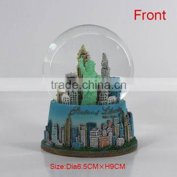 Resin New York Statue of Liberty Snow Globe photo-2