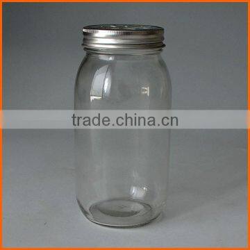 Wholesale 750ml mason jar with screw lid