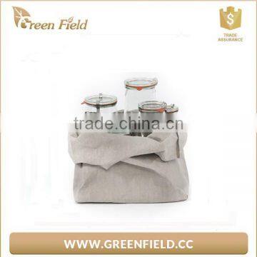 Natural material of washable kraft paper storage keeper bag buggy bag