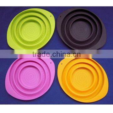 Hot selling convenient food standard silicone basket for fruit / vegetable